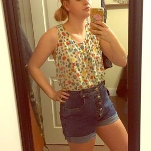 Forever 21 floral blouse